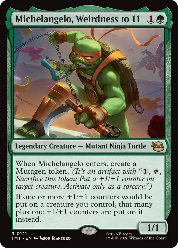 Michelangelo, Weirdness to 11 [Teenage Mutant Ninja Turtles] | Magic Magpie
