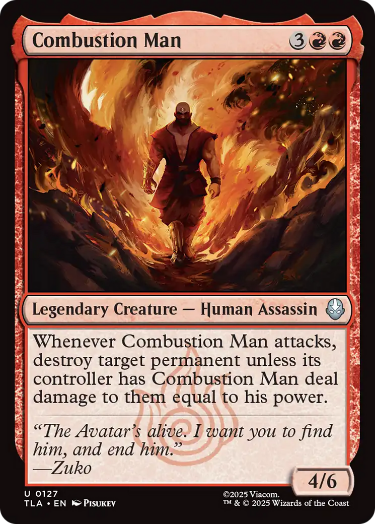 Combustion Man [Avatar: The Last Airbender] | Magic Magpie