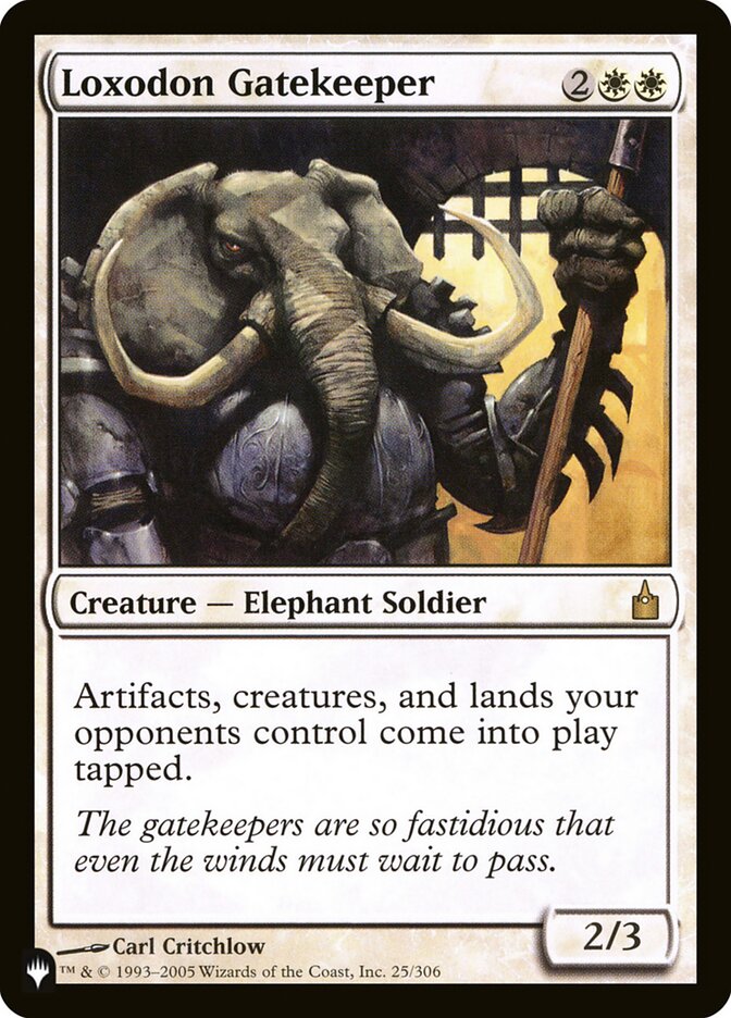 Loxodon Gatekeeper [The List] | Magic Magpie