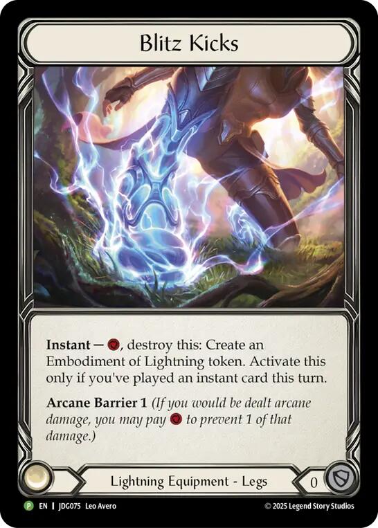 Blitz Kicks [JDG075] (Promo)  Cold Foil | Magic Magpie