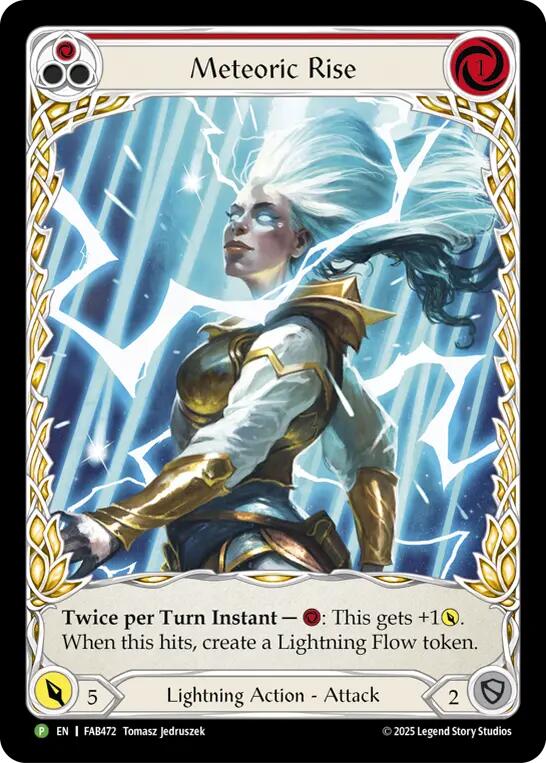 Meteoric Rise [FAB472] (Promo)  Rainbow Foil | Magic Magpie