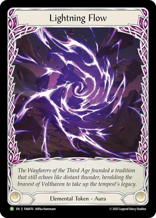Lightning Flow [FAB470] (Promo)  Rainbow Foil | Magic Magpie