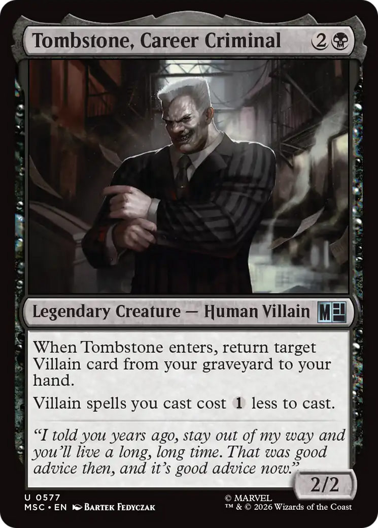 Tombstone, Career Criminal [Marvel Super Heroes Commander] | Magic Magpie