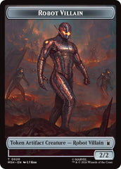 Hero // Robot Villain Double-Sided Token [Marvel Super Heroes Tokens] | Magic Magpie