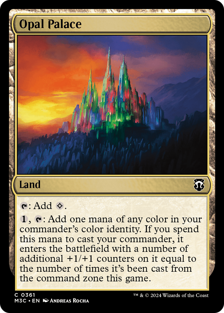 Opal Palace (Ripple Foil) [Modern Horizons 3 Commander] | Magic Magpie