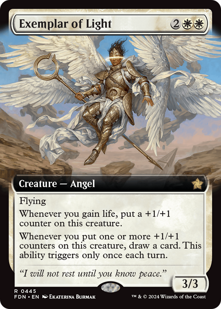 Exemplar of Light (Extended Art) [Foundations] | Magic Magpie