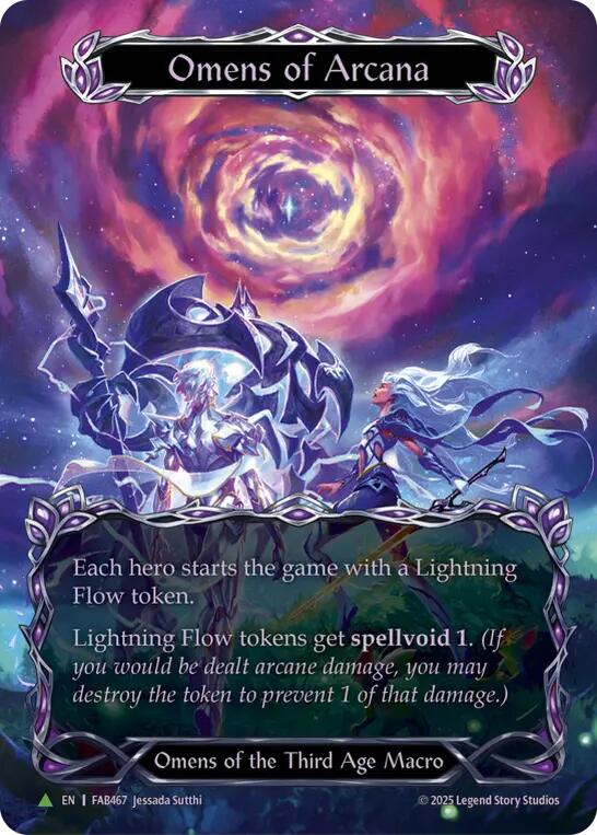 Omens of Arcana (Marvel Cold Foil) [FAB467] (Promo)  Cold Foil | Magic Magpie