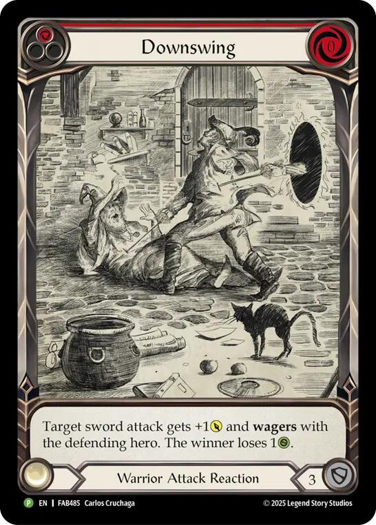 Downswing [FAB485] (Promo)  Rainbow Foil | Magic Magpie