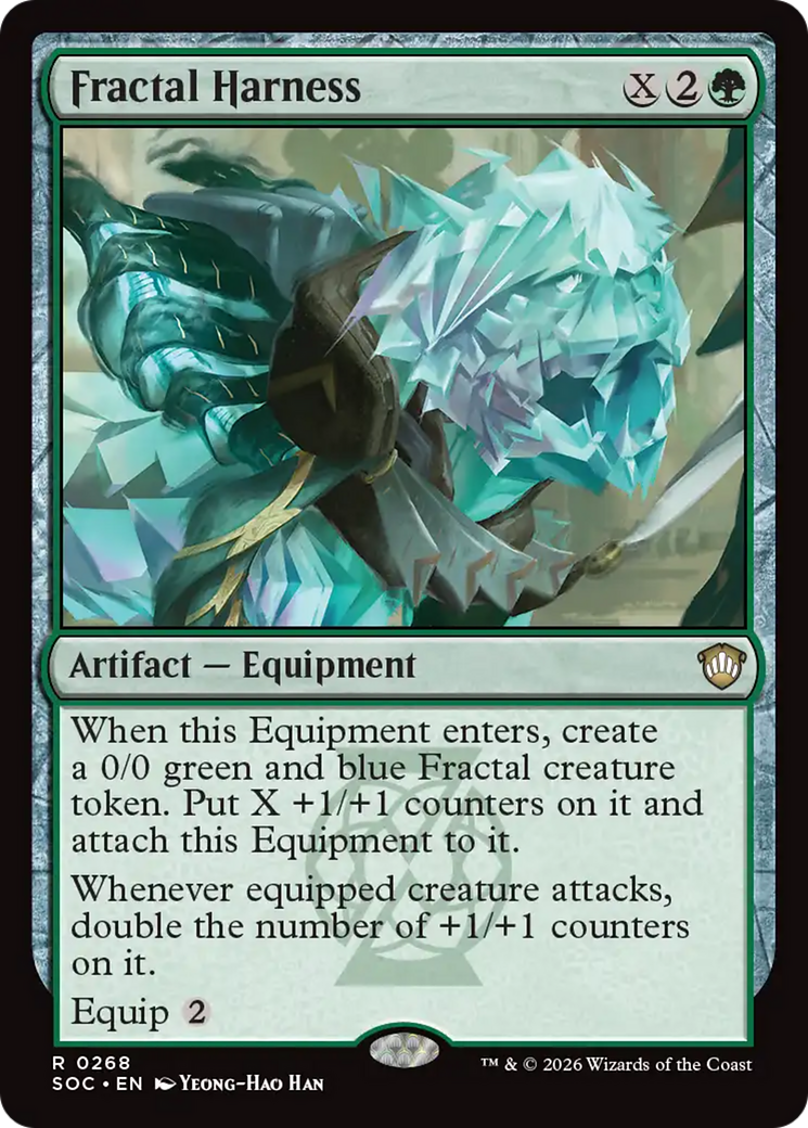 Fractal Harness [Secrets of Strixhaven Commander] | Magic Magpie