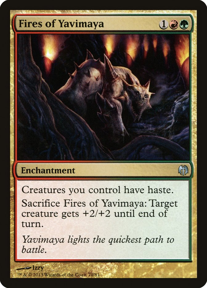 Fires of Yavimaya [Duel Decks: Heroes vs. Monsters] | Magic Magpie