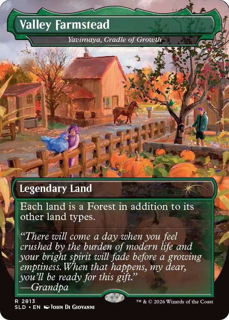 Valley Farmstead - Yavimaya, Cradle of Growth [Secret Lair Drop Series] | Magic Magpie