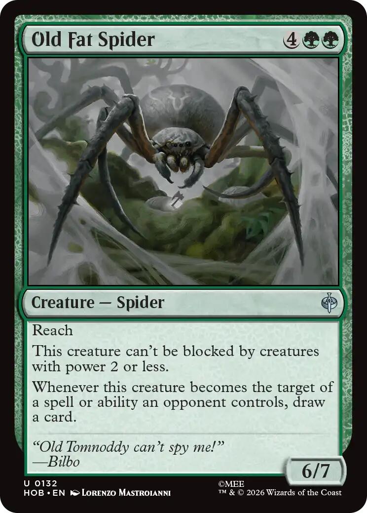 Old Fat Spider [The Hobbit] | Magic Magpie