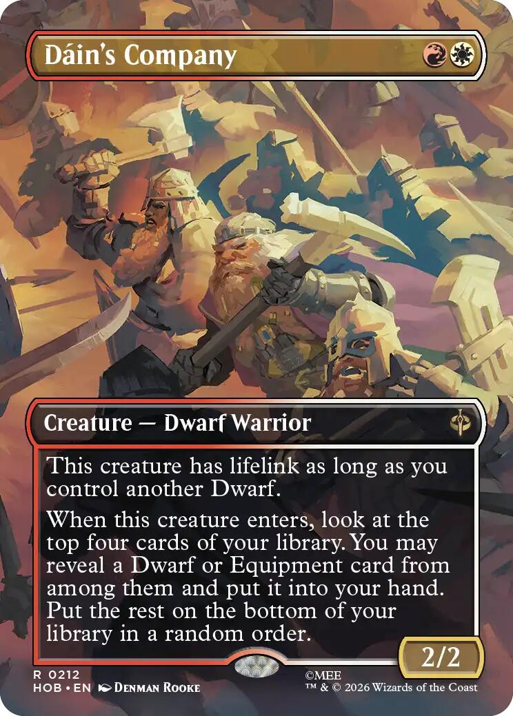 Dain's Company (Borderless) [The Hobbit] | Magic Magpie