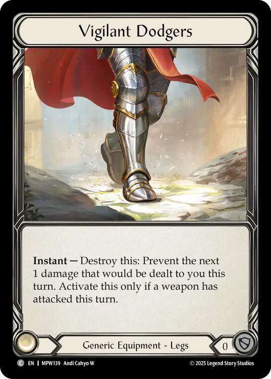 Vigilant Dodgers [MPW139] (Mastery Pack Warrior)  Cold Foil | Magic Magpie