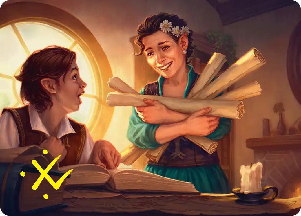 Belladonna Took Art Card (Gold-Stamped Signature) [The Hobbit Art Series] | Magic Magpie