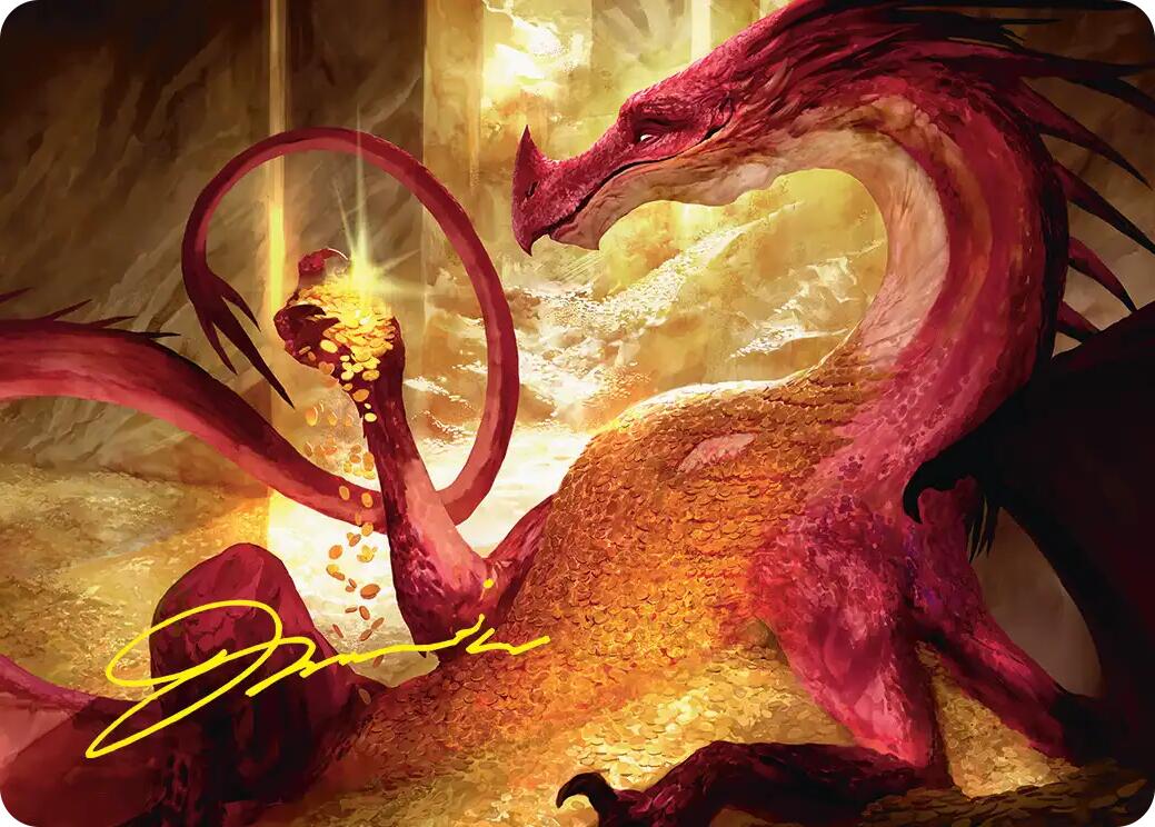 Gleaming Splendor Art Card (Gold-Stamped Signature) [The Hobbit Art Series] | Magic Magpie