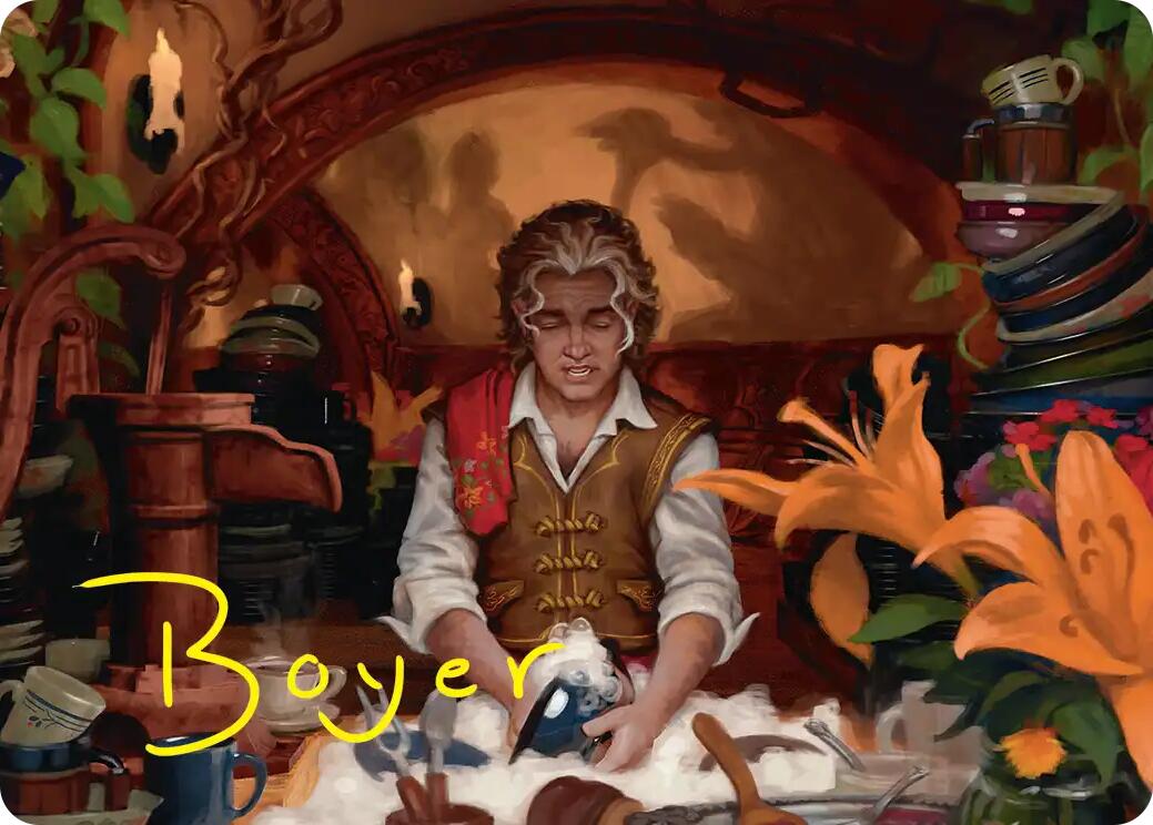 Confusticate and Bebother Art Card (Gold-Stamped Signature) [The Hobbit Art Series] | Magic Magpie