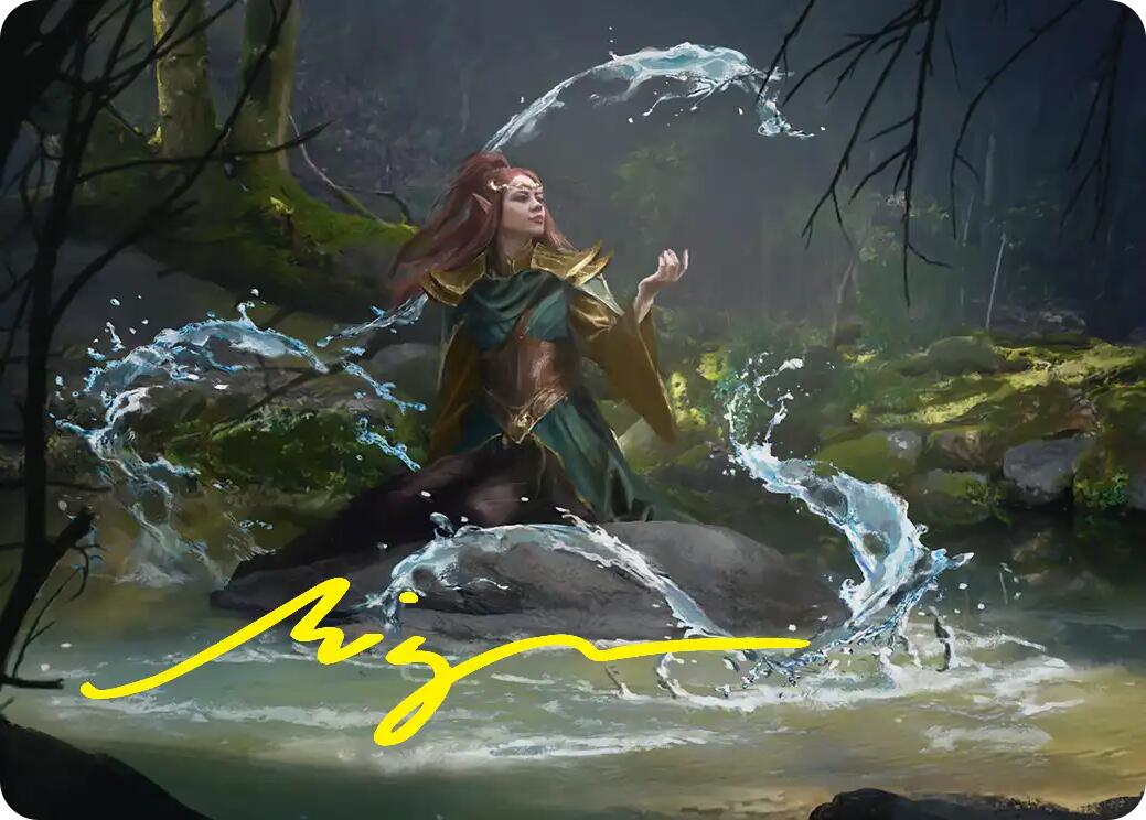 Mirkwood Meditator Art Card (Gold-Stamped Signature) [The Hobbit Art Series] | Magic Magpie
