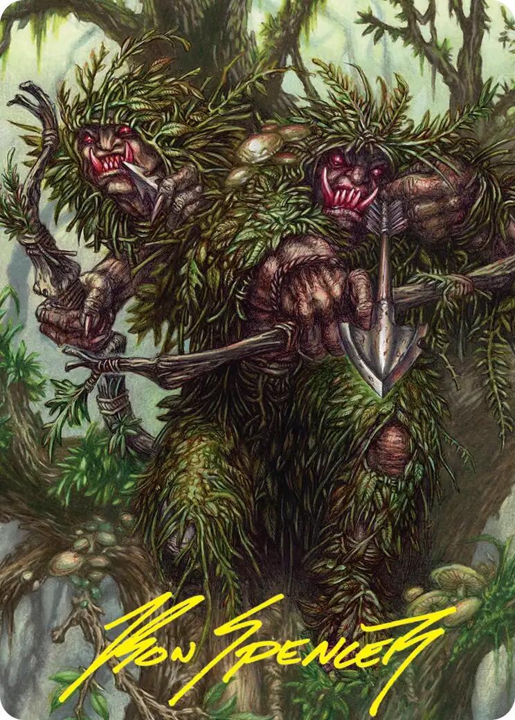 Orcish Bowmasters Art Card (Gold-Stamped Signature) [The Hobbit Art Series] | Magic Magpie