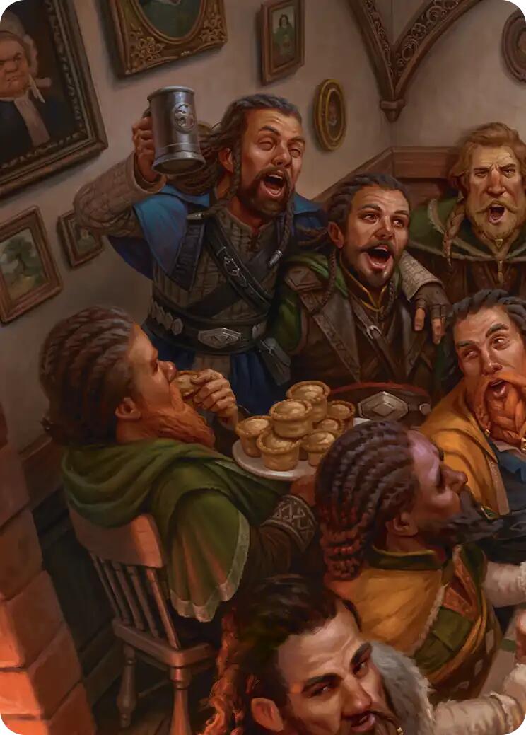 Fili and Kili, Joyous Art Card (1/12) [The Hobbit Art Series] | Magic Magpie