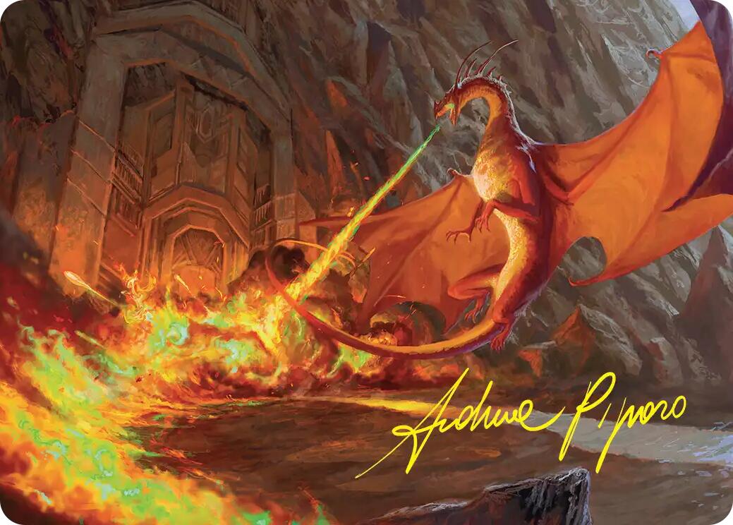 Smaug's Fury Art Card (Gold-Stamped Signature) [The Hobbit Art Series] | Magic Magpie