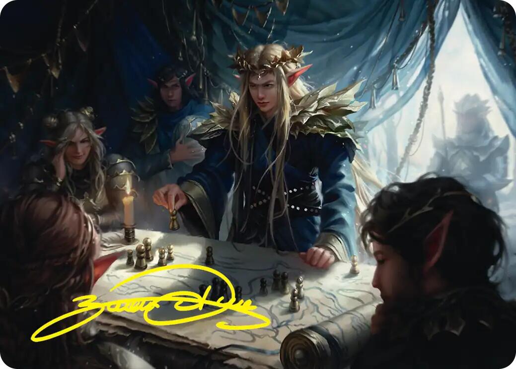 Thranduil the Strategist Art Card (Gold-Stamped Signature) [The Hobbit Art Series] | Magic Magpie