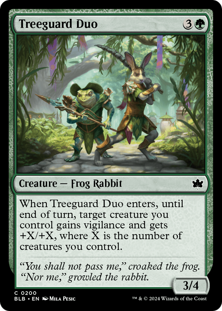 Treeguard Duo [Bloomburrow] | Magic Magpie