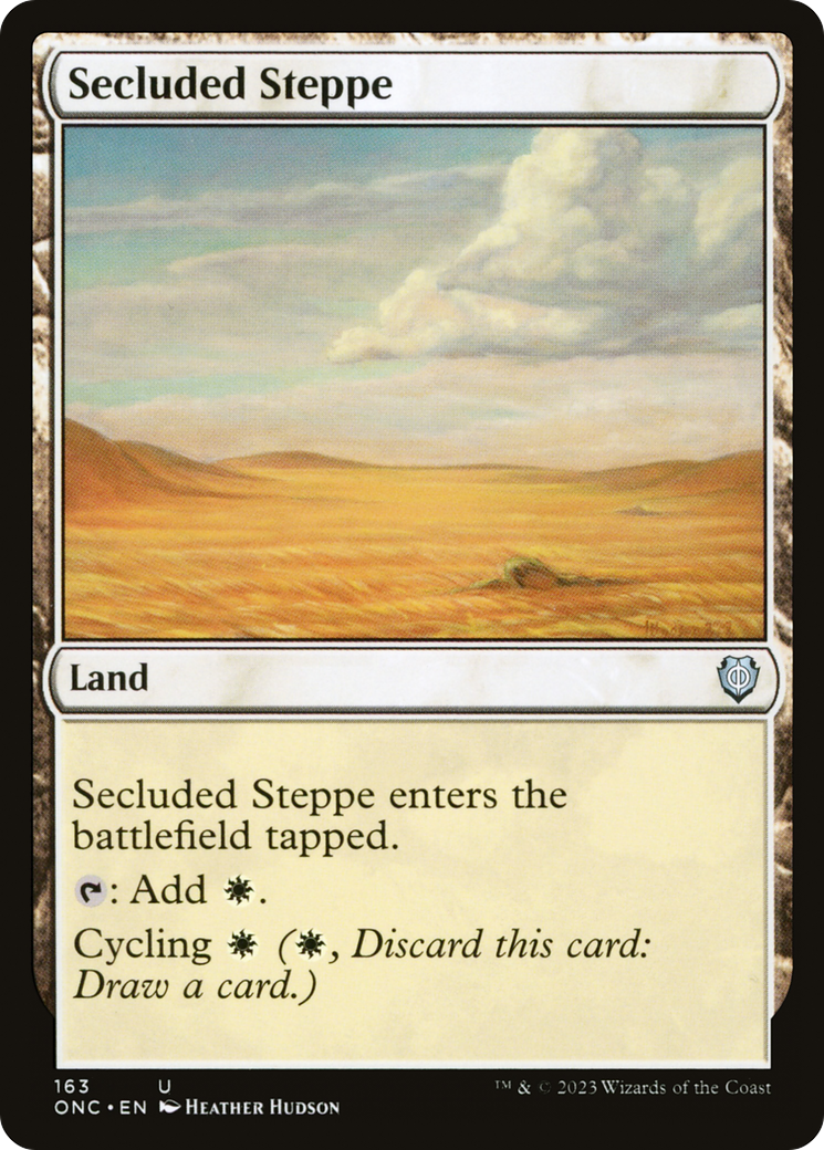 Secluded Steppe [Phyrexia: All Will Be One Commander] | Magic Magpie
