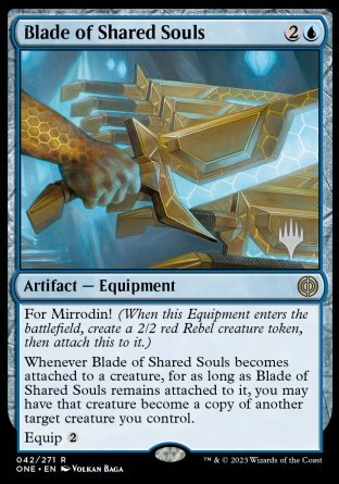 Blade of Shared Souls (Promo Pack) [Phyrexia: All Will Be One Promos] | Magic Magpie