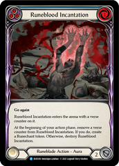 Runeblood Incantation (Blue) [EVR109] (Everfest)  1st Edition Rainbow Foil | Magic Magpie