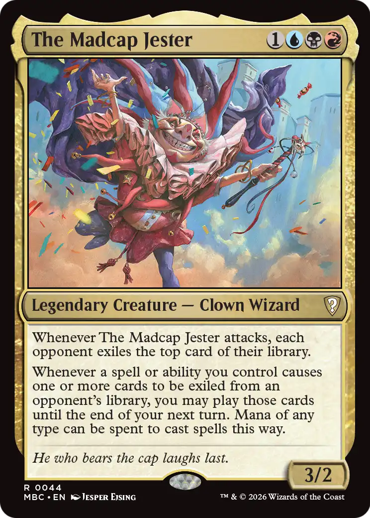 The Madcap Jester [Mystery Booster: Commander Edition] | Magic Magpie