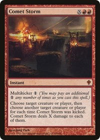 Comet Storm (Oversized) [Oversize Cards] | Magic Magpie