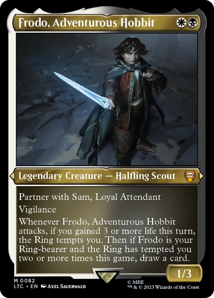 Frodo, Adventurous Hobbit (Display Commander) [The Lord of the Rings: Tales of Middle-Earth Commander] | Magic Magpie