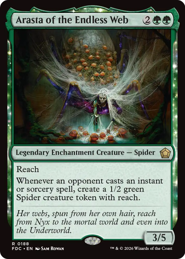 Arasta of the Endless Web [Foundations Commander] | Magic Magpie