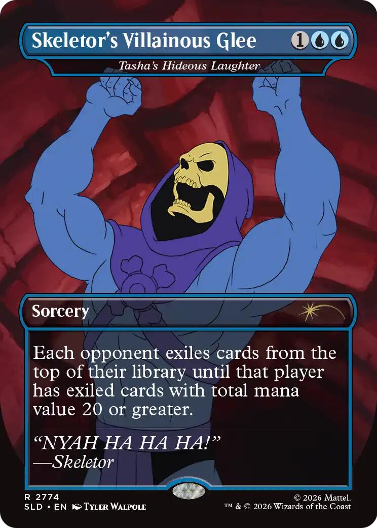 Skeletor's Villainous Glee - Tasha's Hideous Laughter [Secret Lair Drop Series] | Magic Magpie