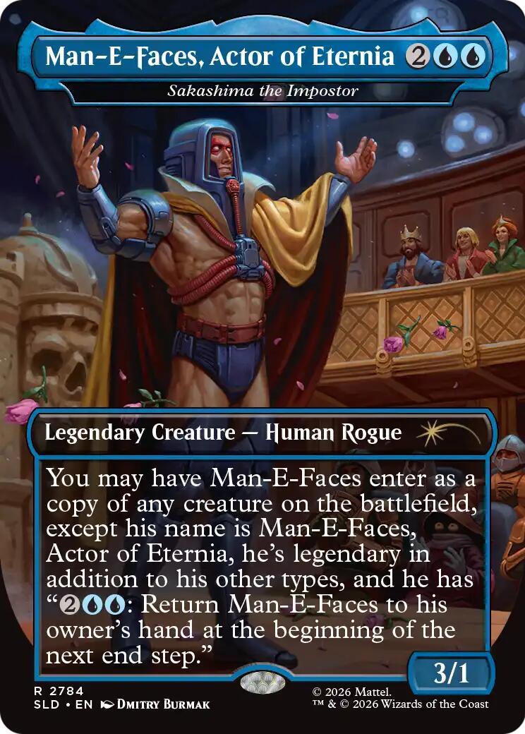 Man-E-Faces, Actor of Eternia - Sakashima the Impostor [Secret Lair Drop Series] | Magic Magpie