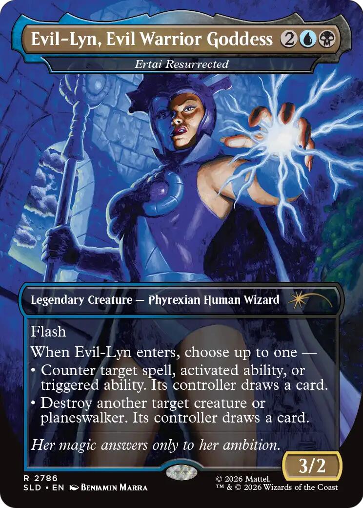 Evil-Lyn, Evil Warrior Goddess - Ertai Resurrected [Secret Lair Drop Series] | Magic Magpie