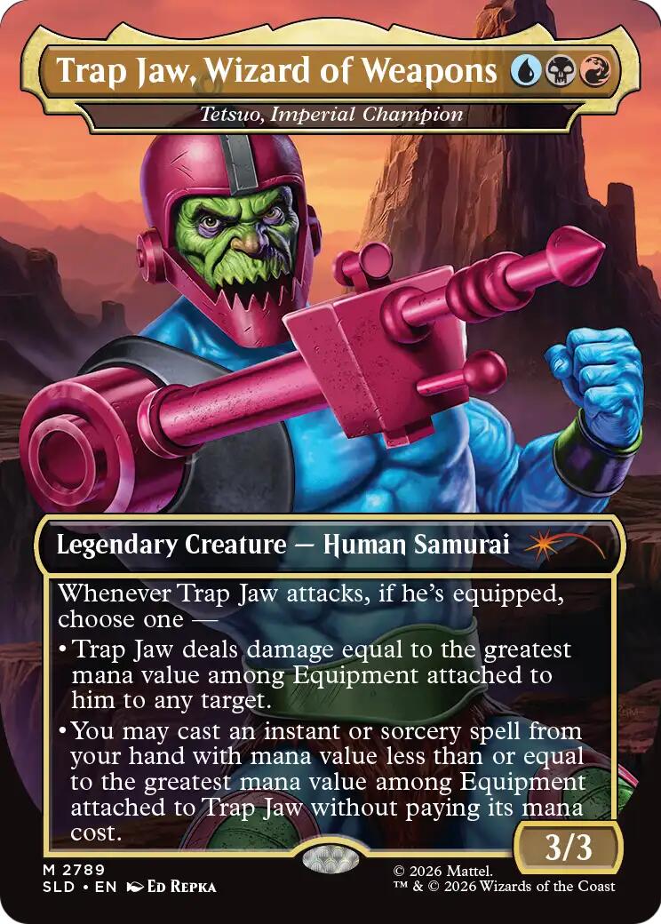 Trap Jaw, Wizard of Weapons - Tetsuo, Imperial Champion [Secret Lair Drop Series] | Magic Magpie