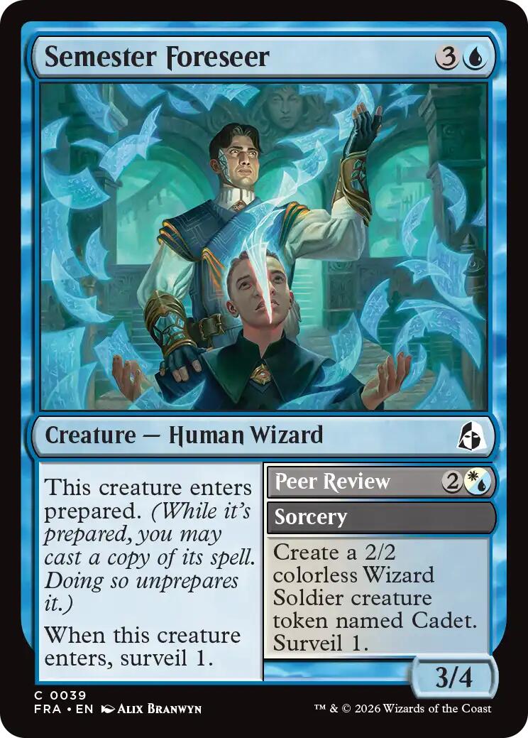 Semester Foreseer [Reality Fracture] | Magic Magpie