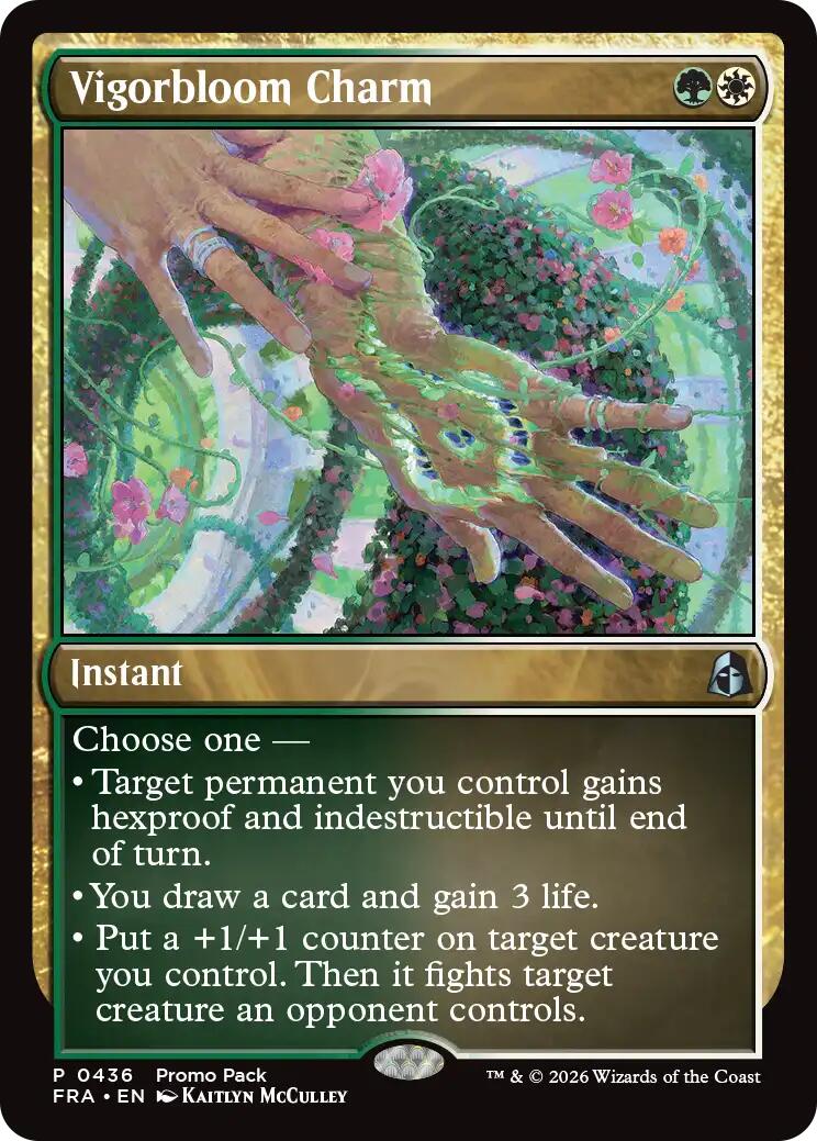 Vigorbloom Charm [Reality Fracture Promos] | Magic Magpie