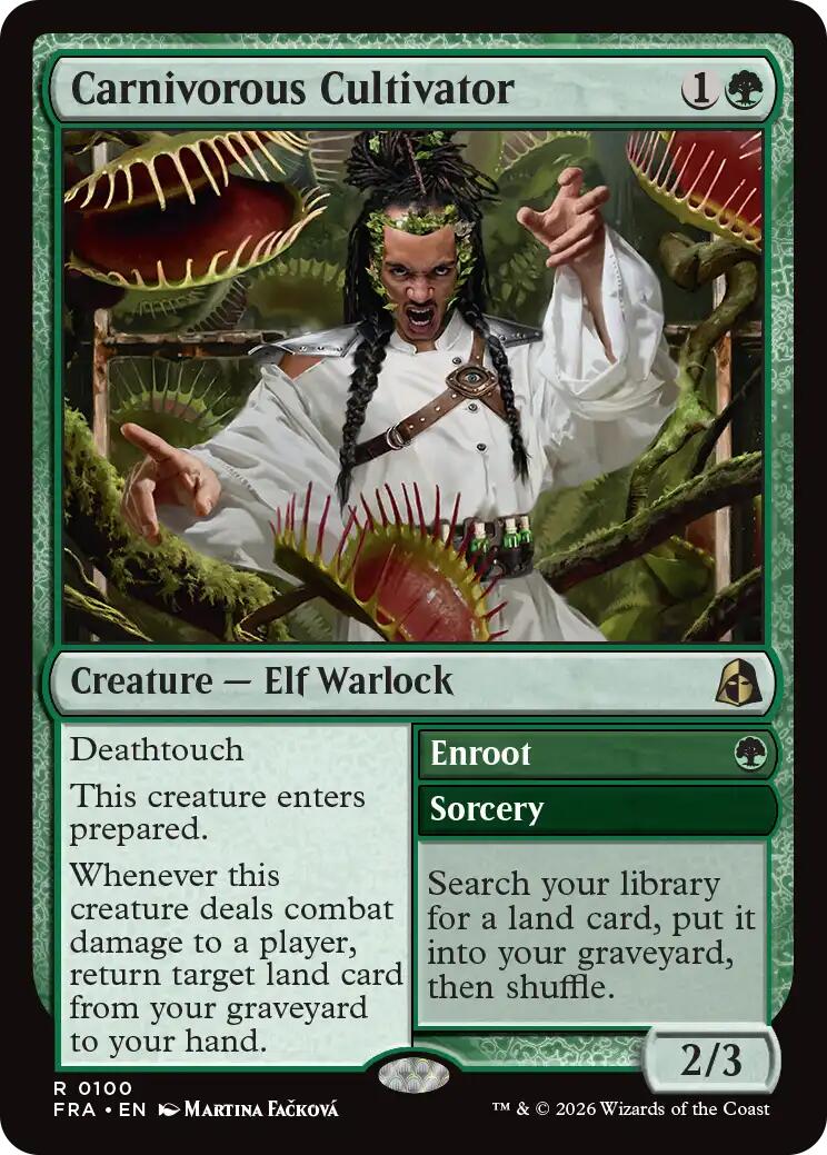 Carnivorous Cultivator [Reality Fracture] | Magic Magpie