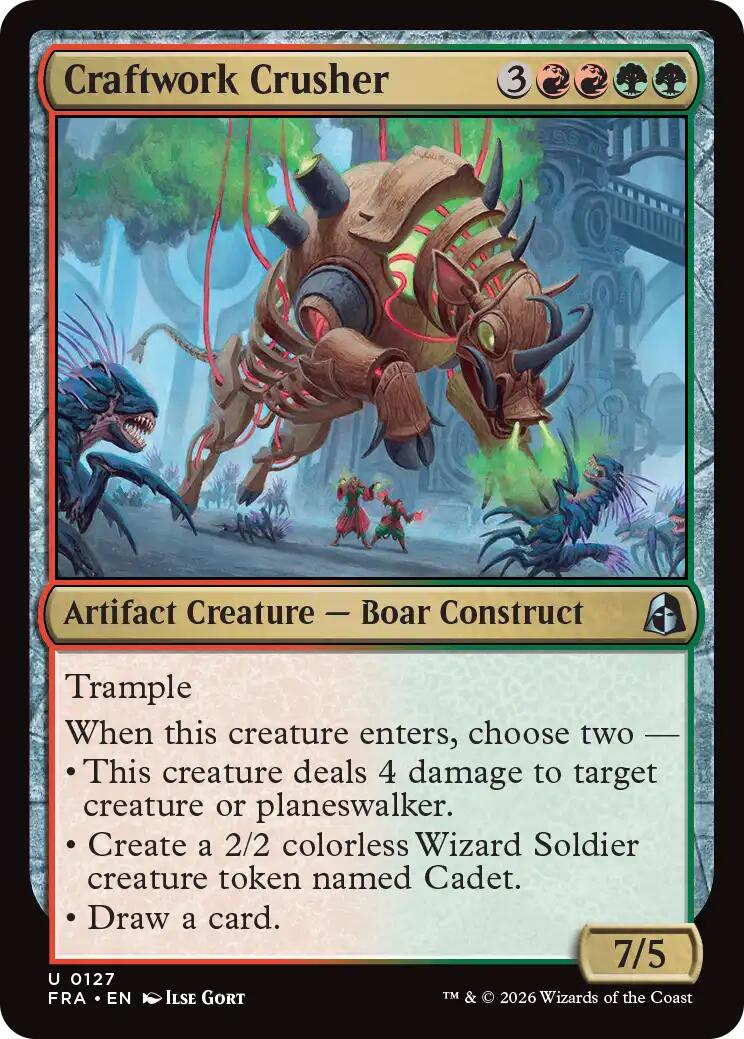 Craftwork Crusher [Reality Fracture] | Magic Magpie