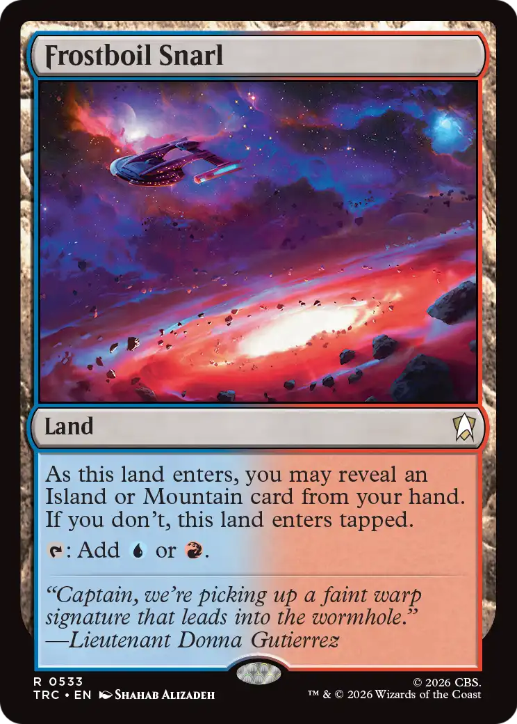 Frostboil Snarl (Surge Foil) [Star Trek Commander] | Magic Magpie