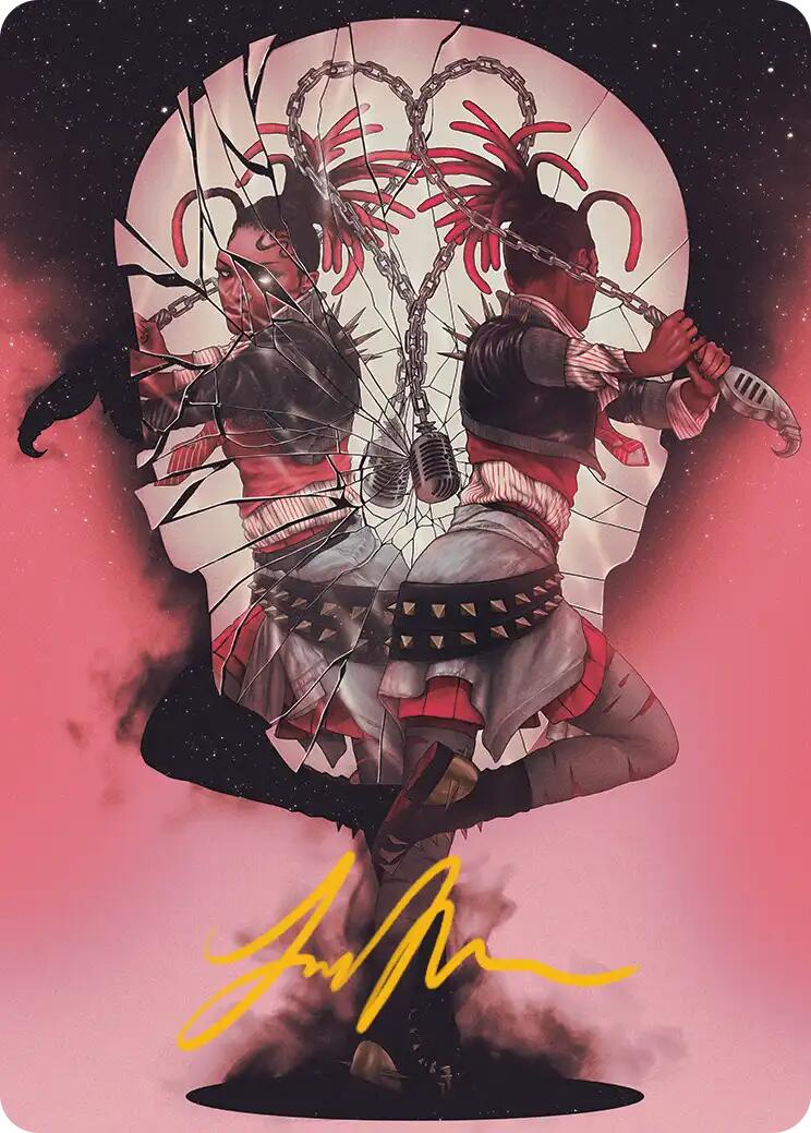 Face Yourself Art Card (Gold-Stamped Signature) [Reality Fracture Art Series] | Magic Magpie