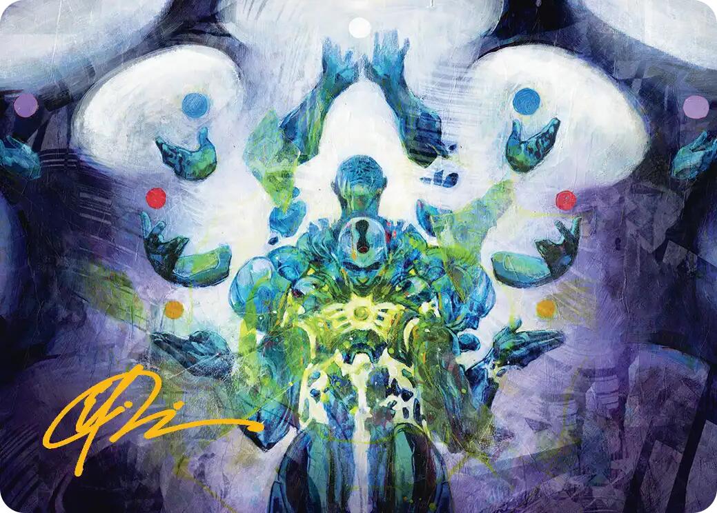 Avatar of Burgeoning Echoes Art Card (Gold-Stamped Signature) [Reality Fracture Art Series] | Magic Magpie