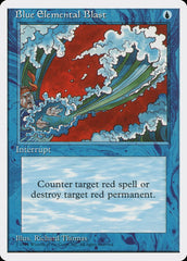 Blue Elemental Blast [Media Promos] | Magic Magpie