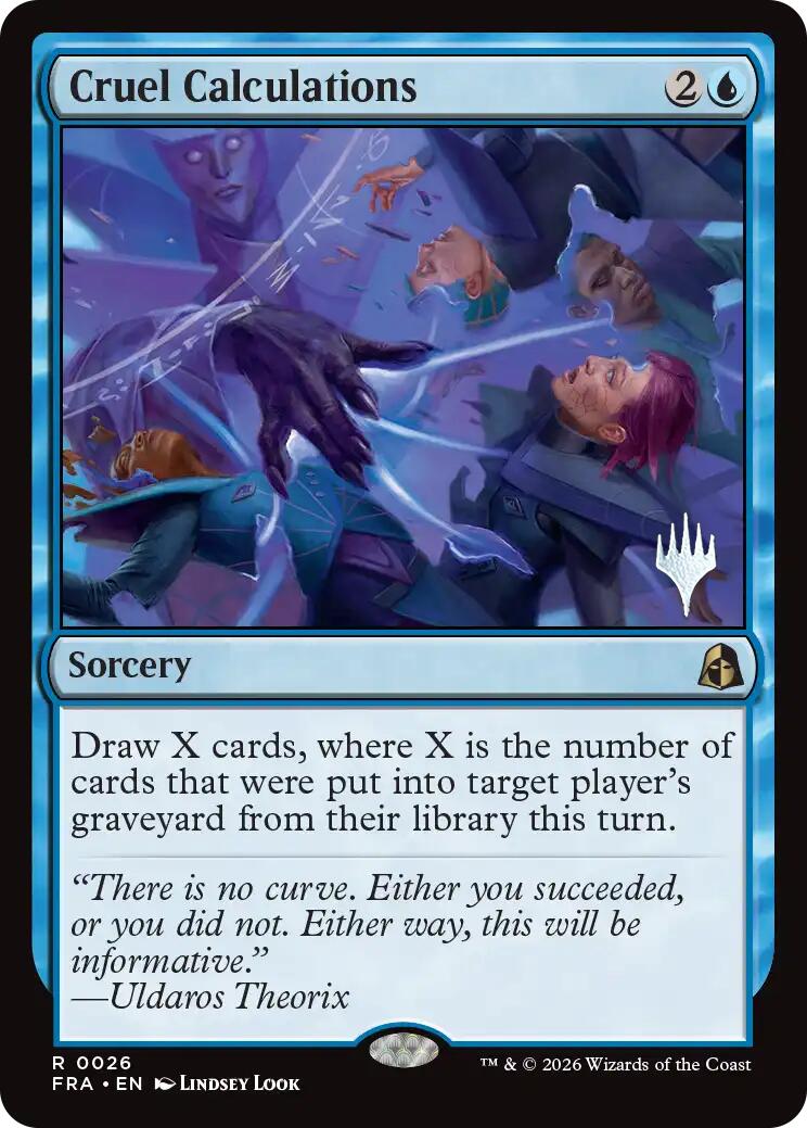 Cruel Calculations [Reality Fracture Promos] | Magic Magpie