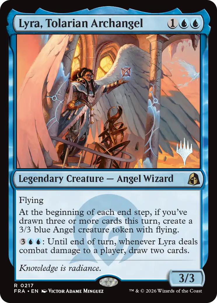 Lyra, Tolarian Archangel [Reality Fracture Promos] | Magic Magpie