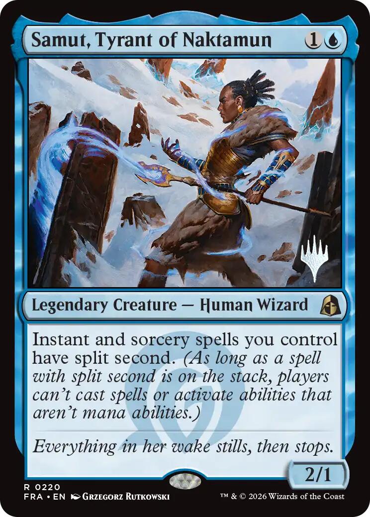 Samut, Tyrant of Naktamun [Reality Fracture Promos] | Magic Magpie