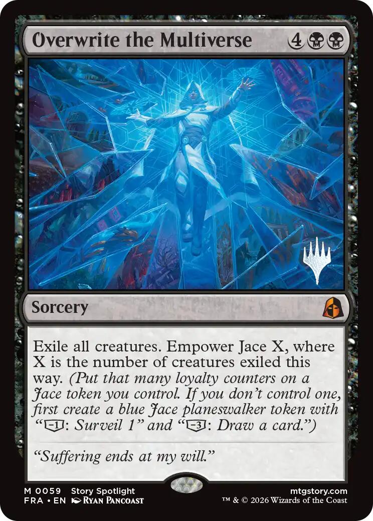 Overwrite the Multiverse [Reality Fracture Promos] | Magic Magpie